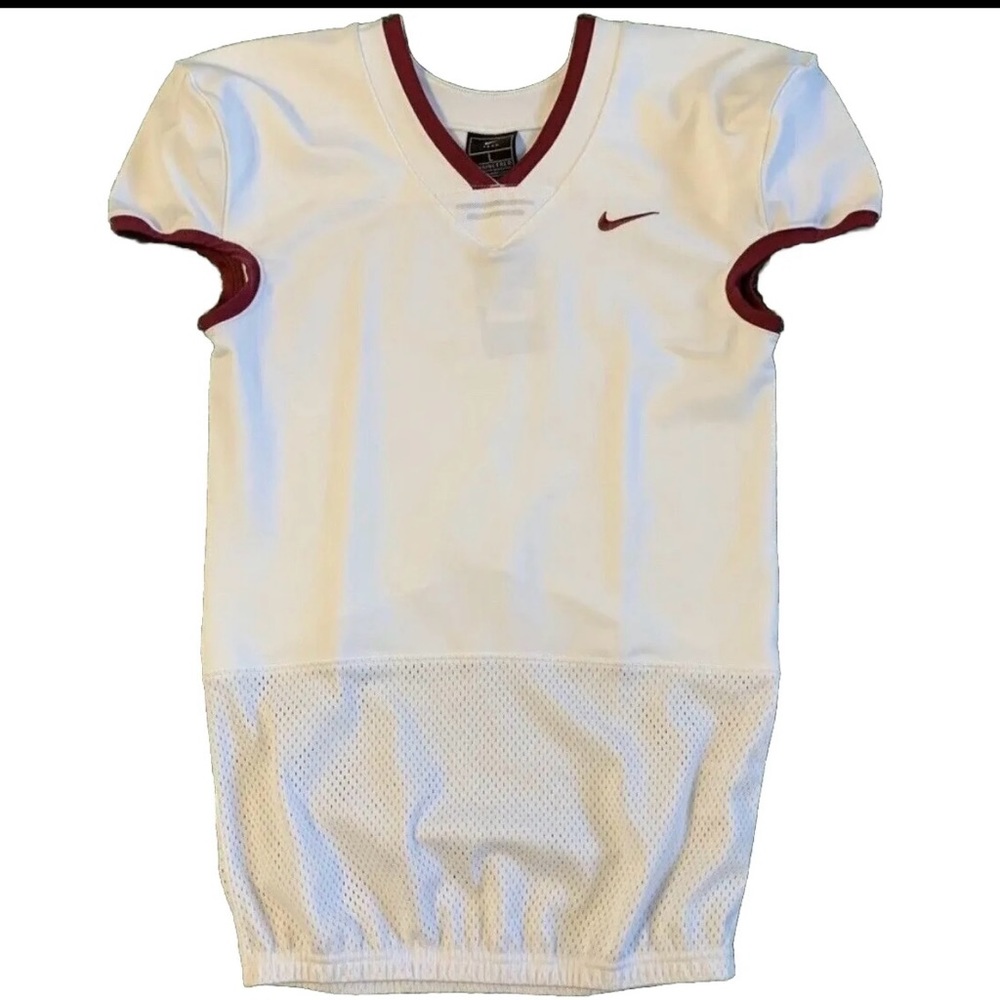 Nike Vapor Untouchable Football Practice Jersey Vented Men's L White AO4800-104